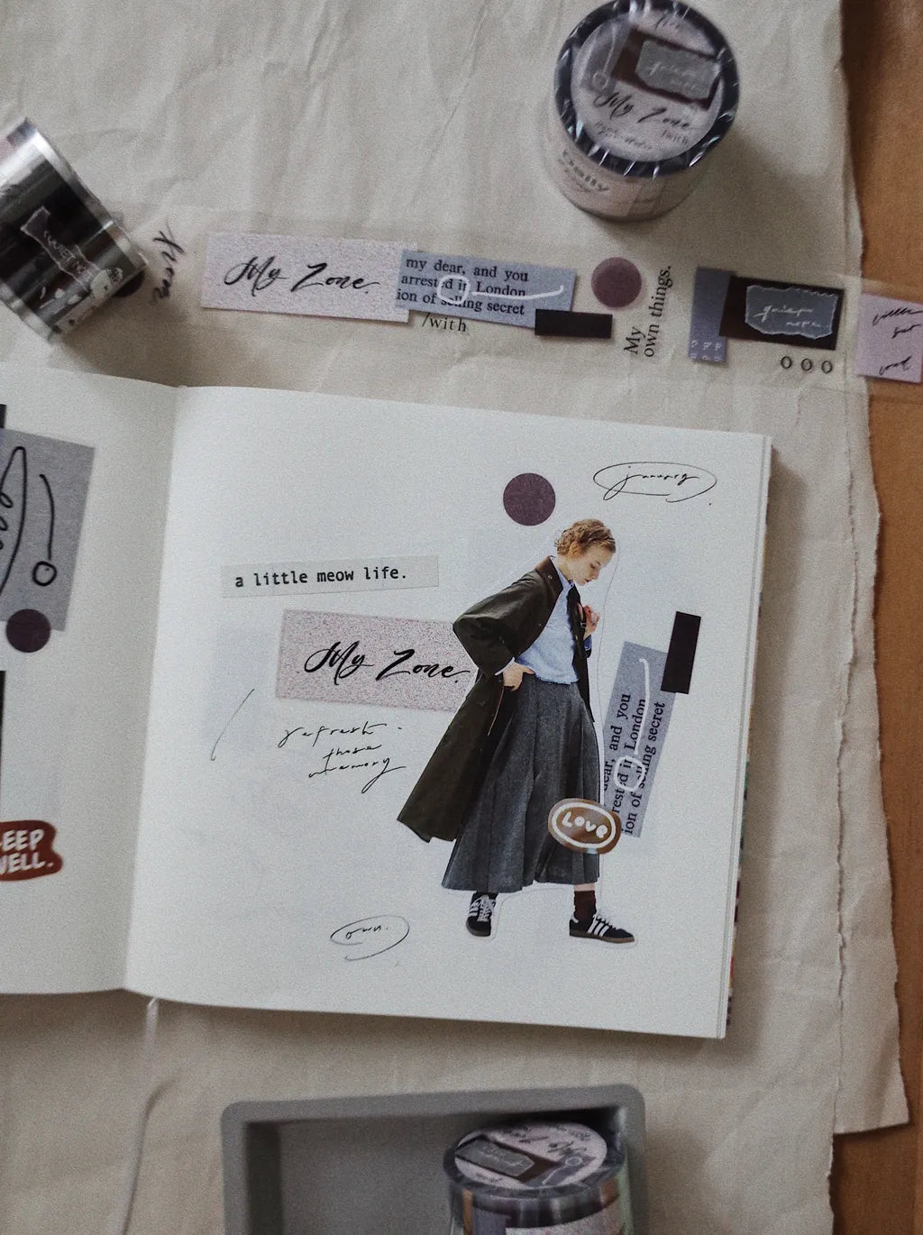 Mr. Eggplants My Zone Clear PET Tape