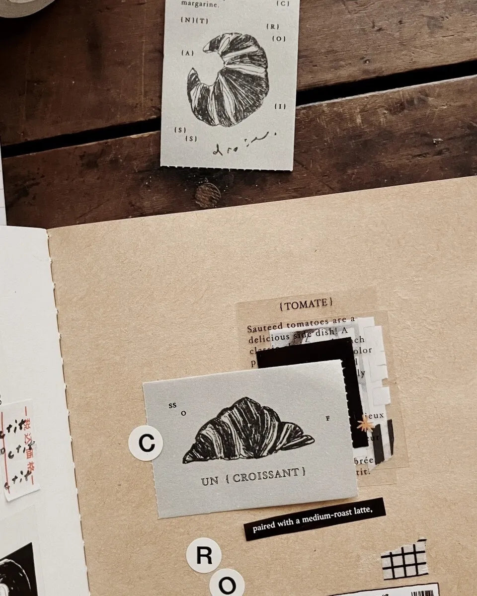 Somesortof.fern How to Make a Croissant Sticky Memo Roll