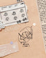 Somesortof.fern Collection of French Afternoon Stamps / 3 Designs