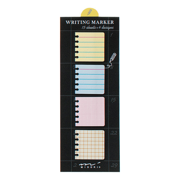 MIDORI Writing Marker Sticky Notes