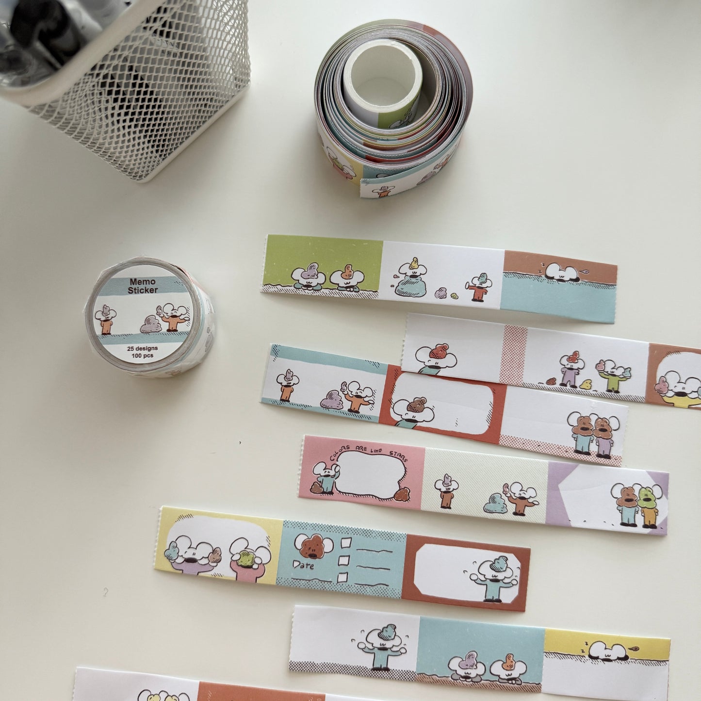 1991w2992 Color Palette Memo Roll