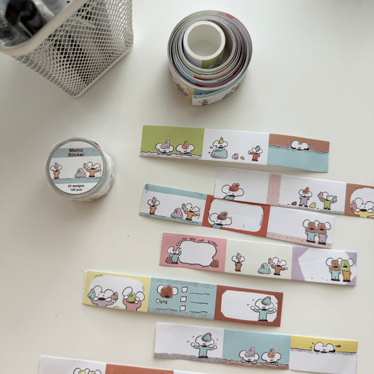 1991w2992 Color Palette Memo Roll