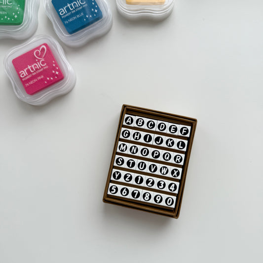 Sanby Alphabet & Number Stamp Set
