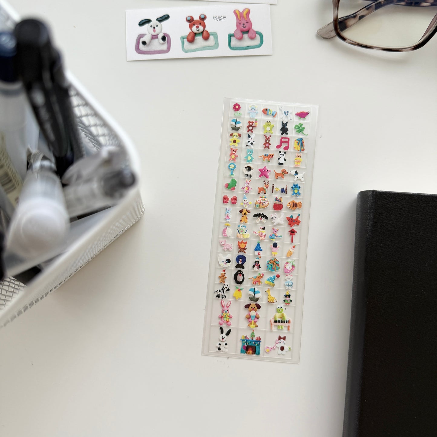 Sosom room Nemonemo Clear PET Sticker Sheet / March