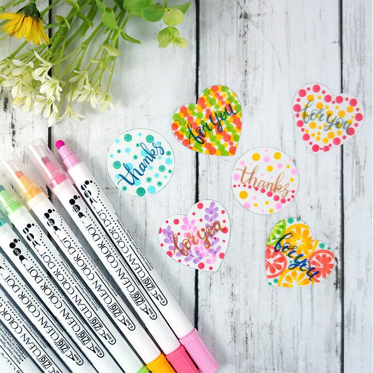 ZIG Clean Color Dot Twin Tip Set