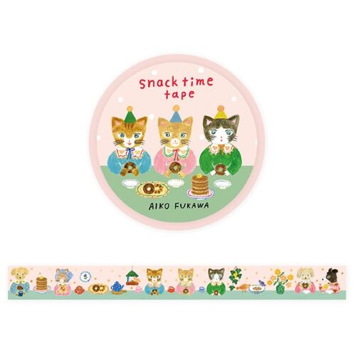 Cozyca Snack Time Masking Tape