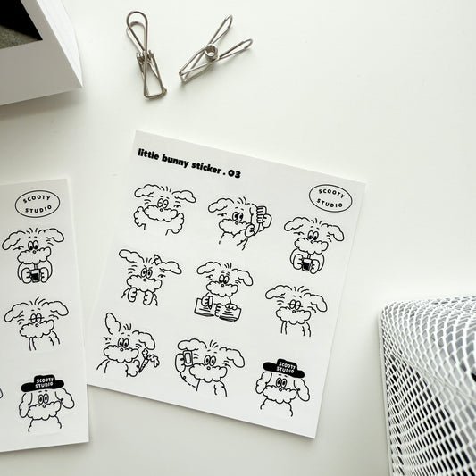 Scooty Studio Little Bunny Sticker 03