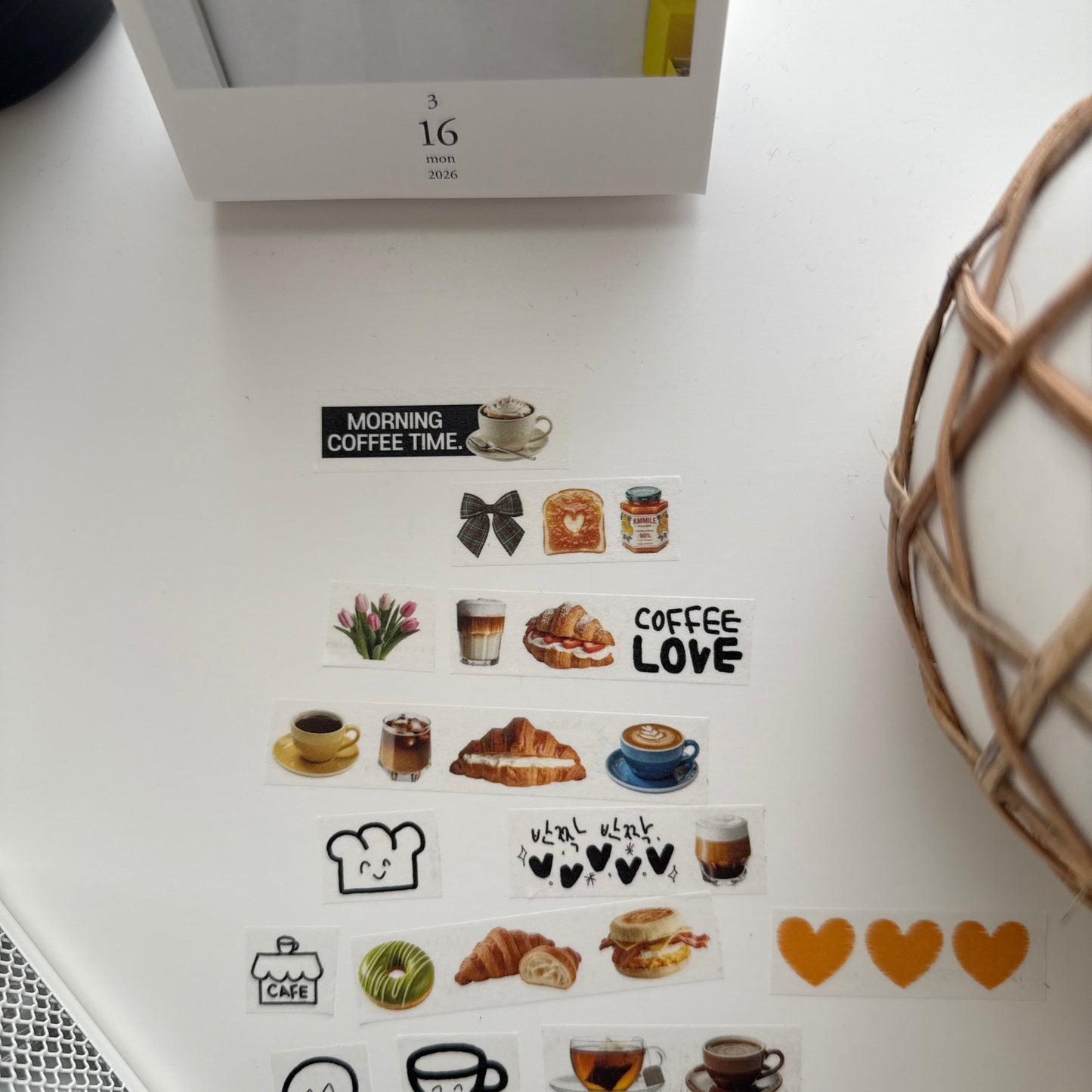 Kmmile Morning Table Masking Tape