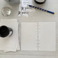 Jeongo Innerside A6 Personal / Bible Ring Journal Refill / White