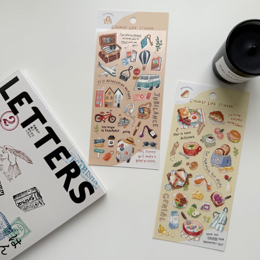 MIND WAVE Choosy Life Sticker / 2 Designs