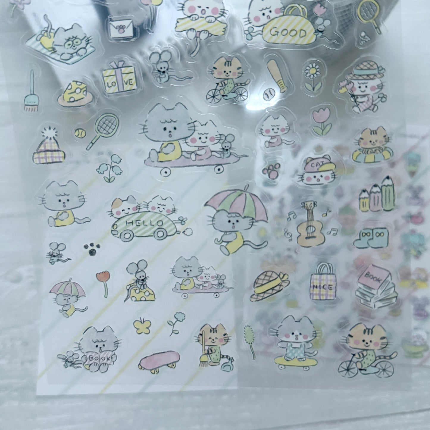 Cozyca Noriyuki Echigawa Large Sticker Sheet / 2 Designs