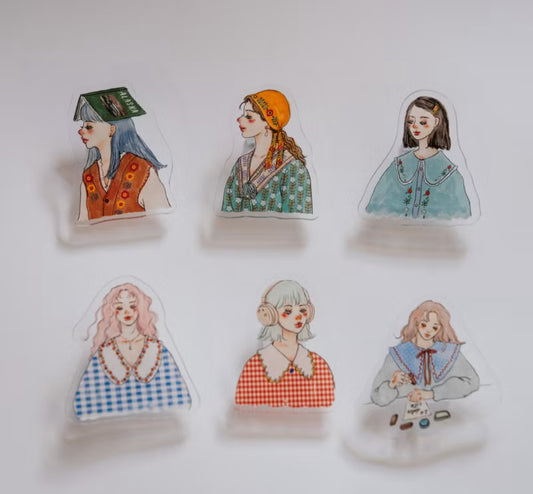 [ PRE-ORDER ] La Dolce Vita Acrylic Journal Clips / 6 Designs