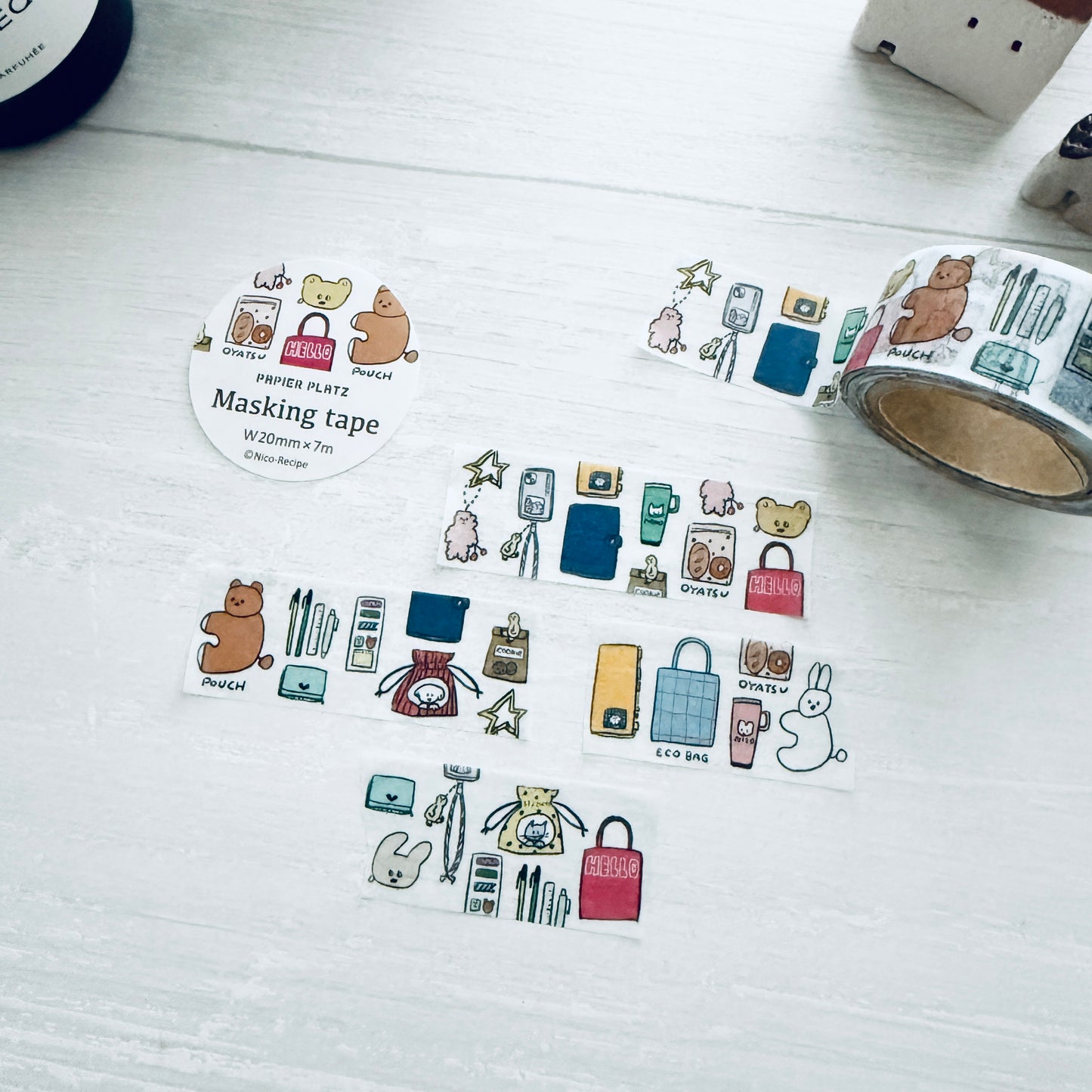 25. recipe x Papier Platz Masking Tape / Inside the bag