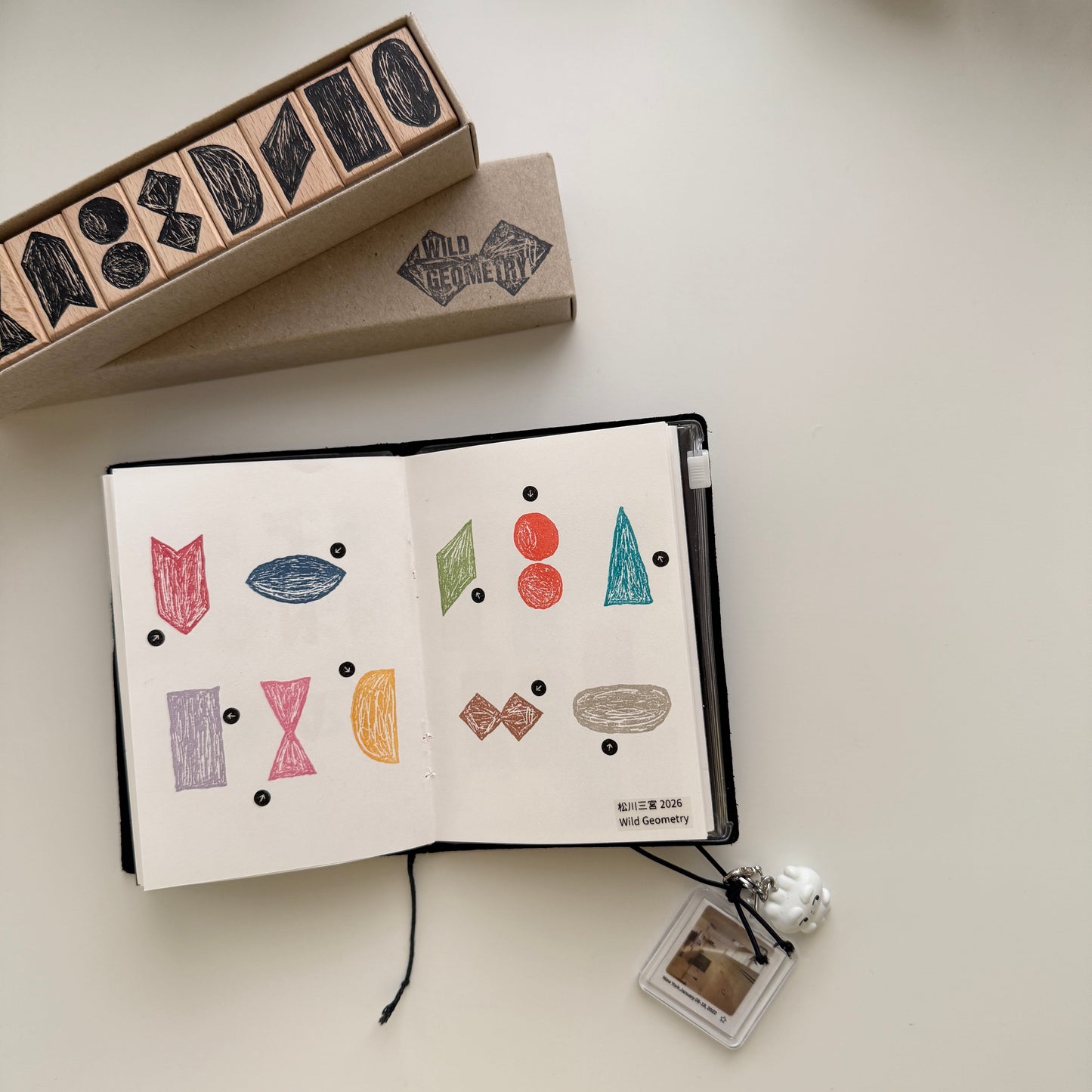 Matsukawasanmiya Wild Geometry Stamp Set