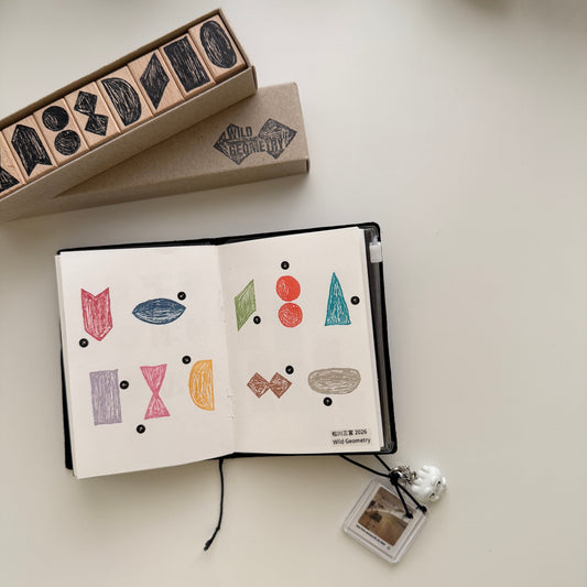 Matsukawasanmiya Wild Geometry Stamp Set