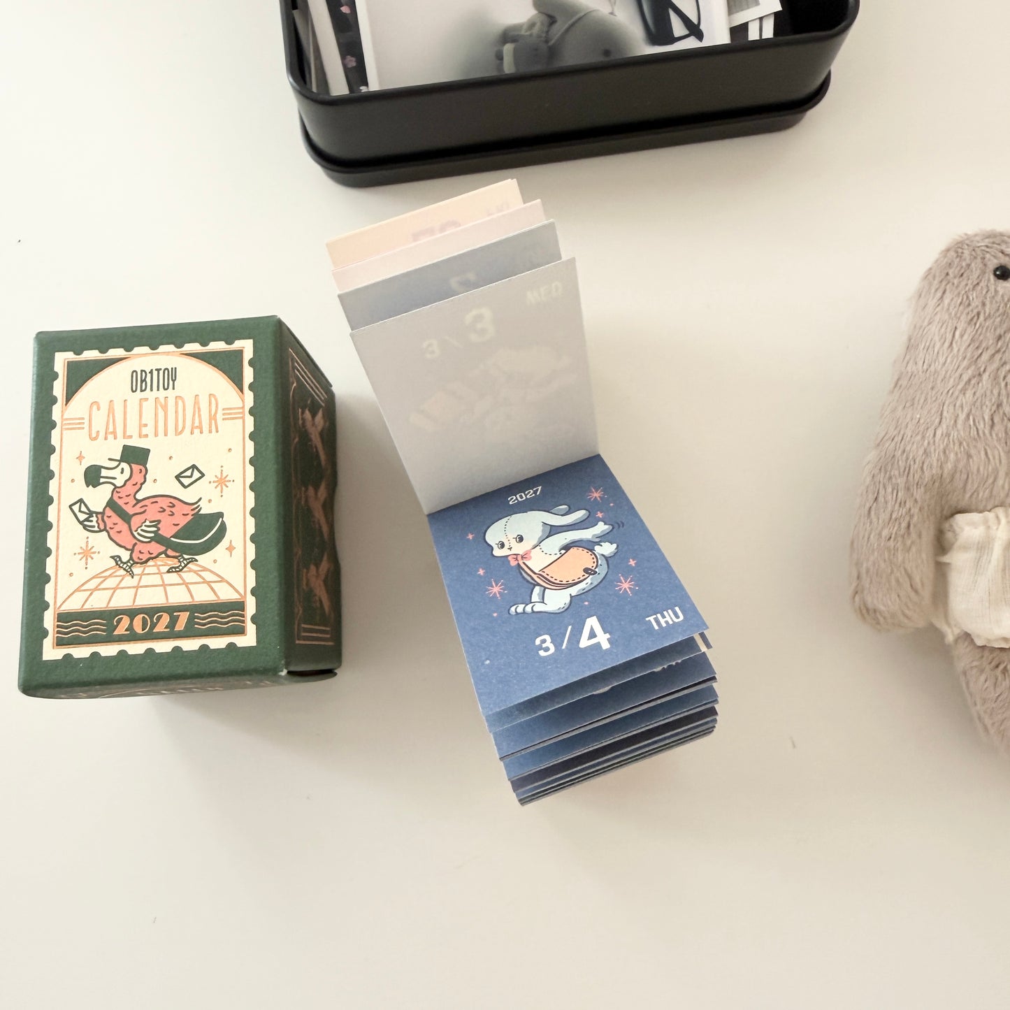 2027 OB1TOY Mini Daily Calendar