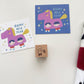Msbulat New Year Collection Rubber Stamp / 4 Designs