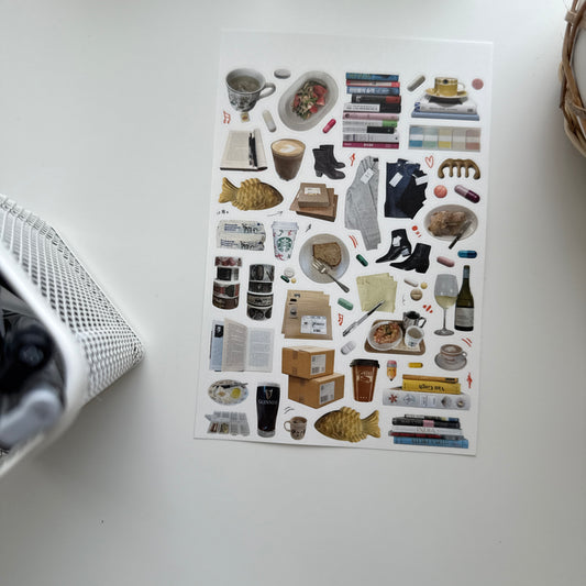 Kmmile Daily Object Sticker (2)
