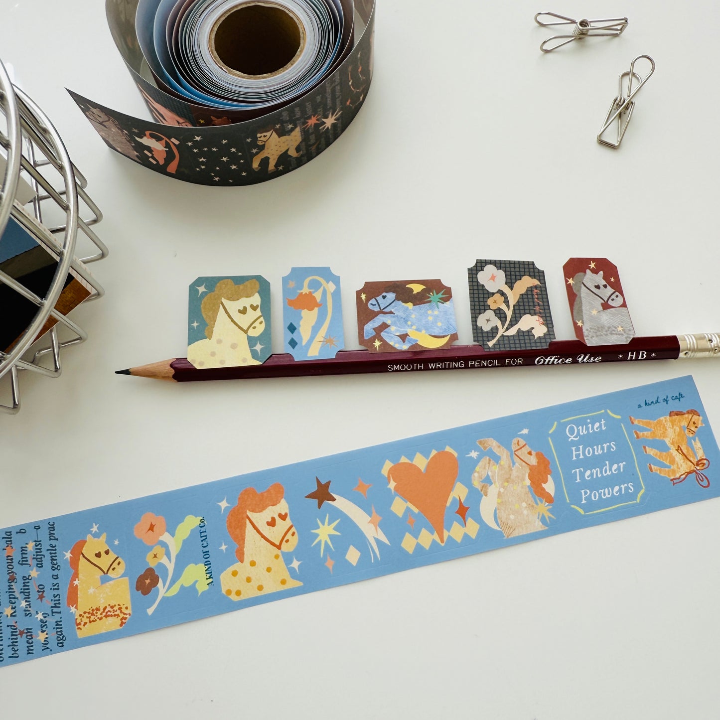 A Kind of Cafe Horse Fairytale Sticker Roll