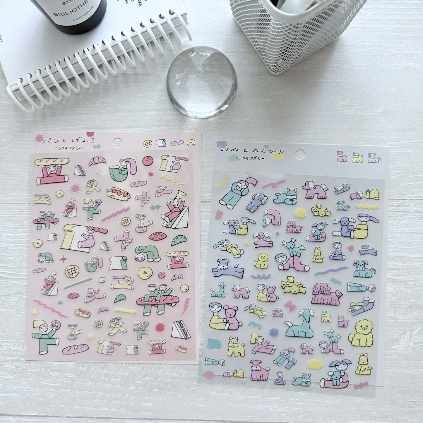 Cozyca Nishiwaki Tadashi Large Sticker Sheet / 2 Designs
