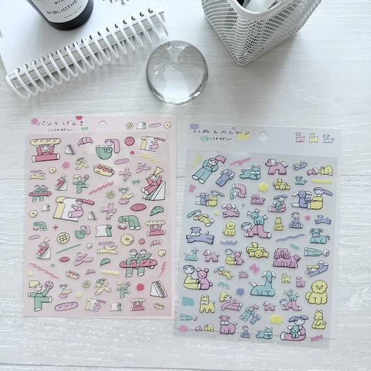 Cozyca Nishiwaki Tadashi Large Sticker Sheet / 2 Designs