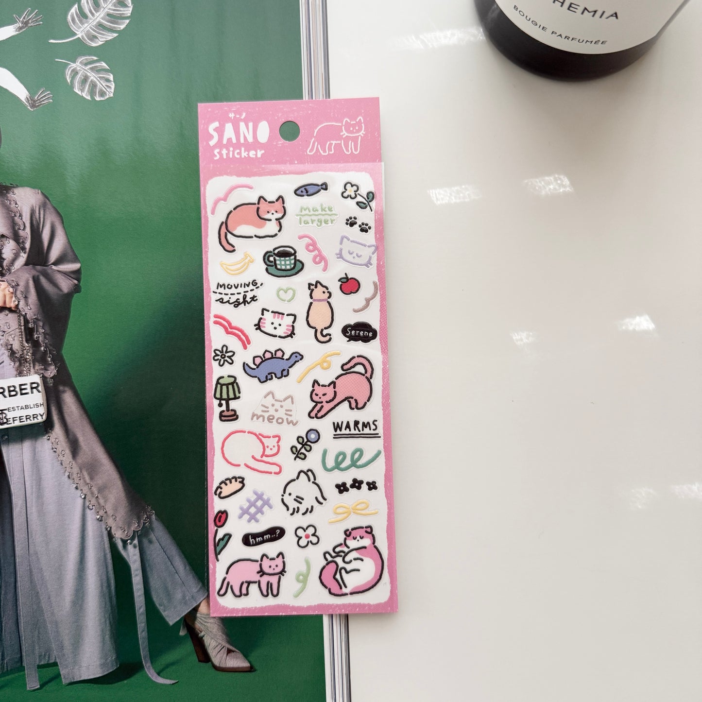 MIND WAVE SANO Waterproof Sticker / 6 Designs