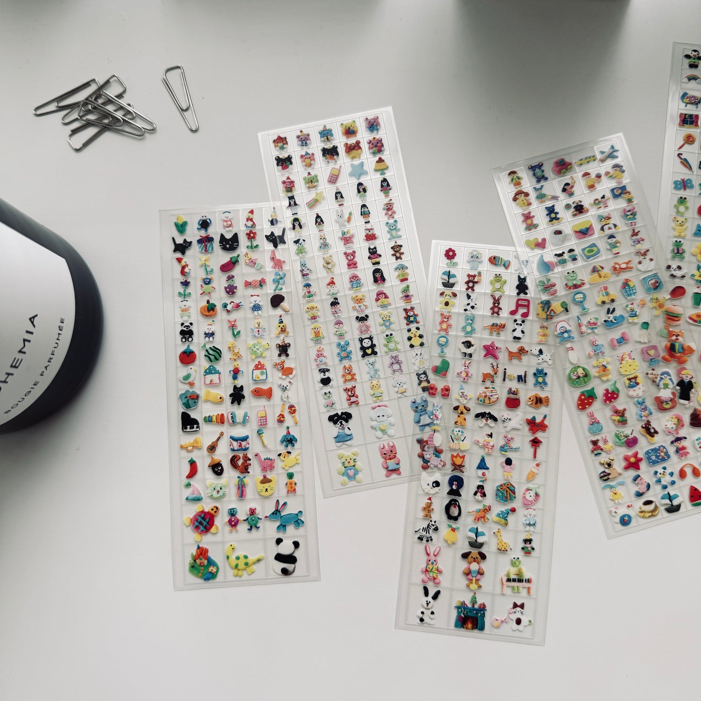 Sosom room Nemonemo Clear PET Sticker Sheet / Jan - May