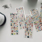 Sosom room Nemonemo Clear PET Sticker Sheet / Jan - May