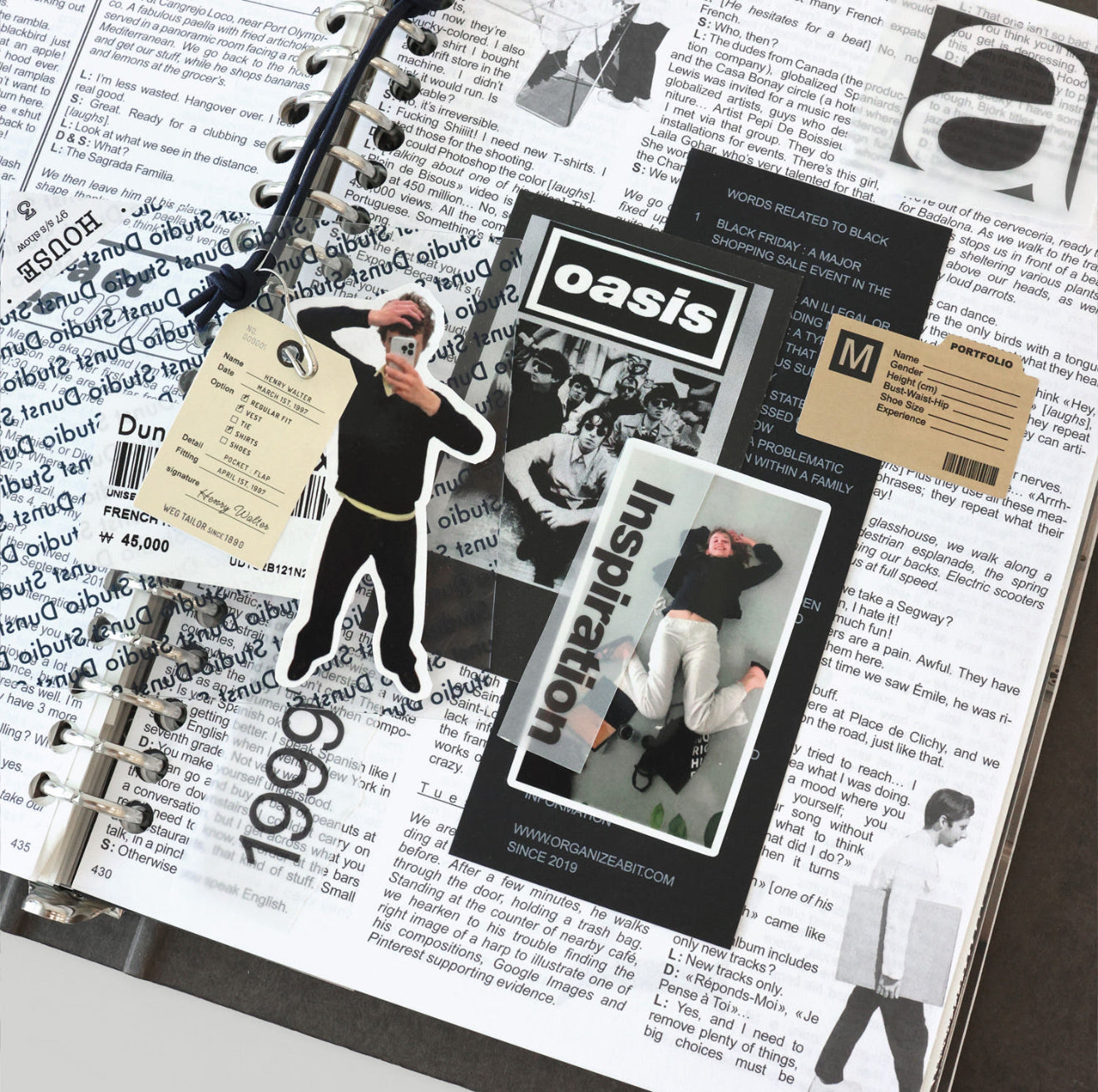 Organize a bit Tone Pack Black #000000