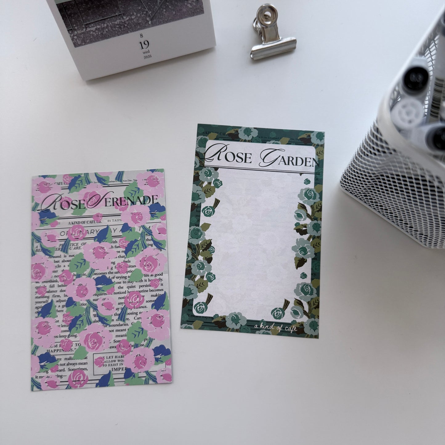 A Kind of Cafe Journaling Material Paper / 7 Designs
