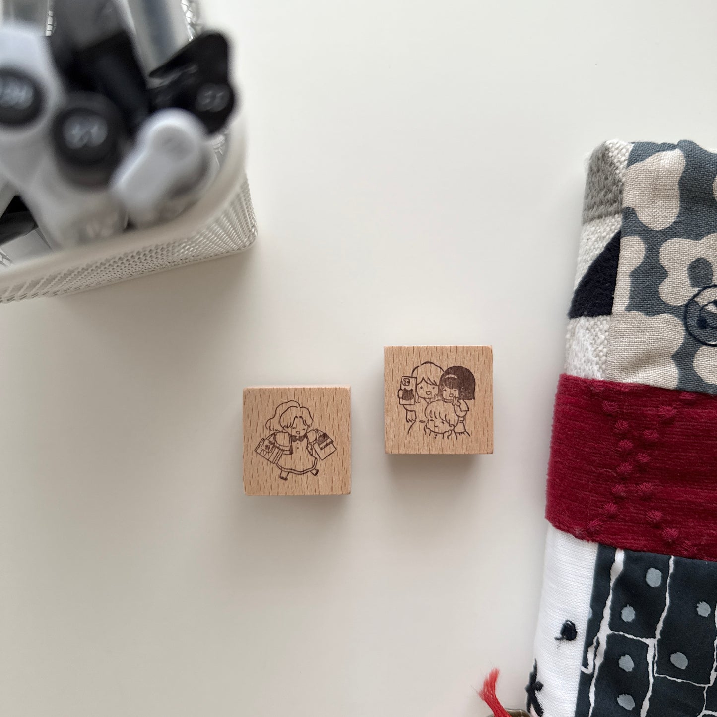 Msbulat New Year Collection Rubber Stamp / 2 Designs