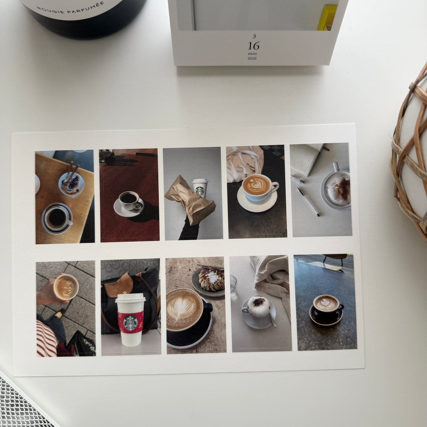 Kmmile Large Coffee Sticker Sheet (2)