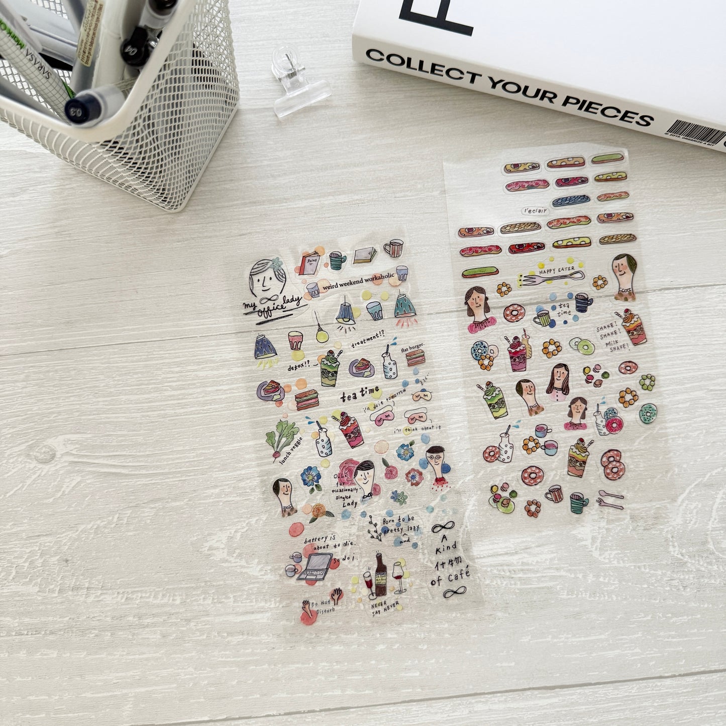 A Kind of Café My Office Lady Clear Die-Cut Sticker Pack