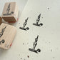 Yoko Kadokawa Candle Rubber Stamp