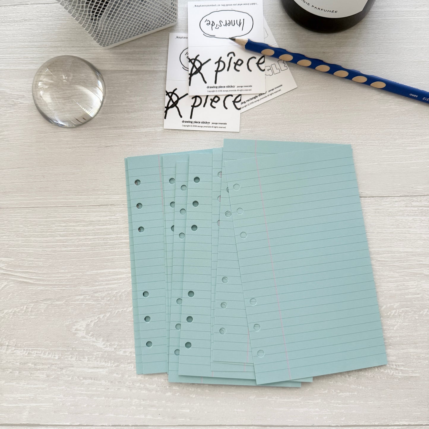 Jeongo Innerside A6 Personal/ Bible Ring Journal Refill / Color