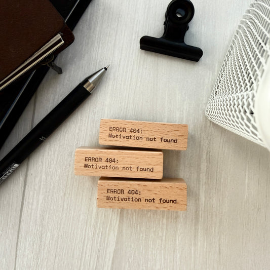 Msbulat 2026 Summer New Rubber Stamp / Error 404