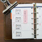 Stamp Marche Life Log Collection Stamp // Sleep & Medicine