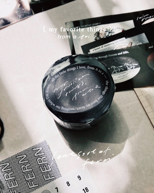 Somesortof.fern My Favorite Things PET Sticker Roll