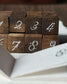 Yamadoro Star Number Rubber Stamp Set