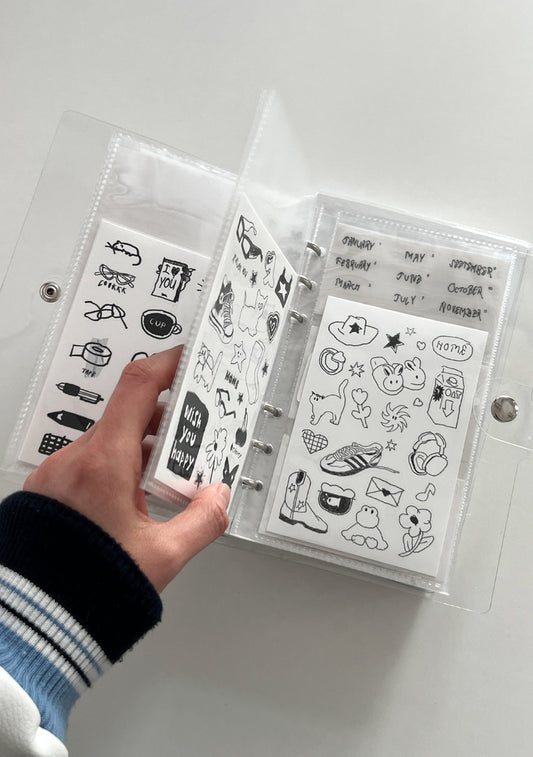 Jeongo Innerside Clear Pockets // 2 Vertical Pockets