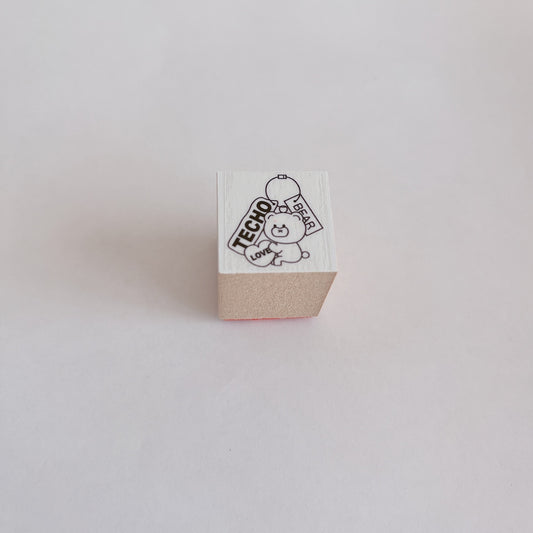 Tomoshop Rubber Stamp Design / Love Techo Bear Charms