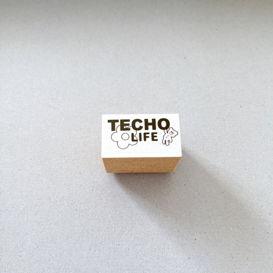 Tomoshop Rubber Stamp Design / TECHO LIFE Bear