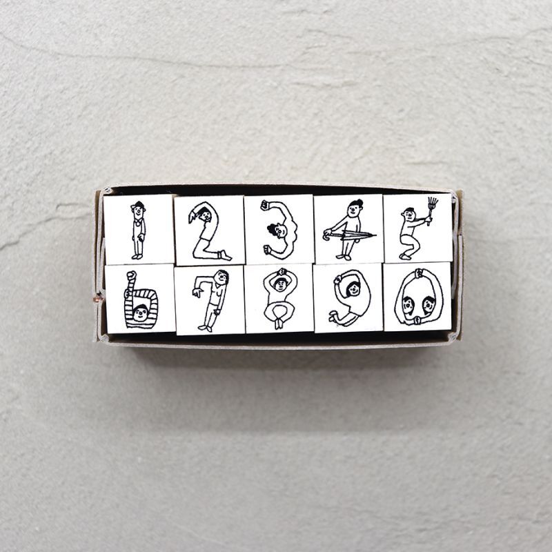 36 Sublo x Shiho Hoshino Number Rubber Stamp Set