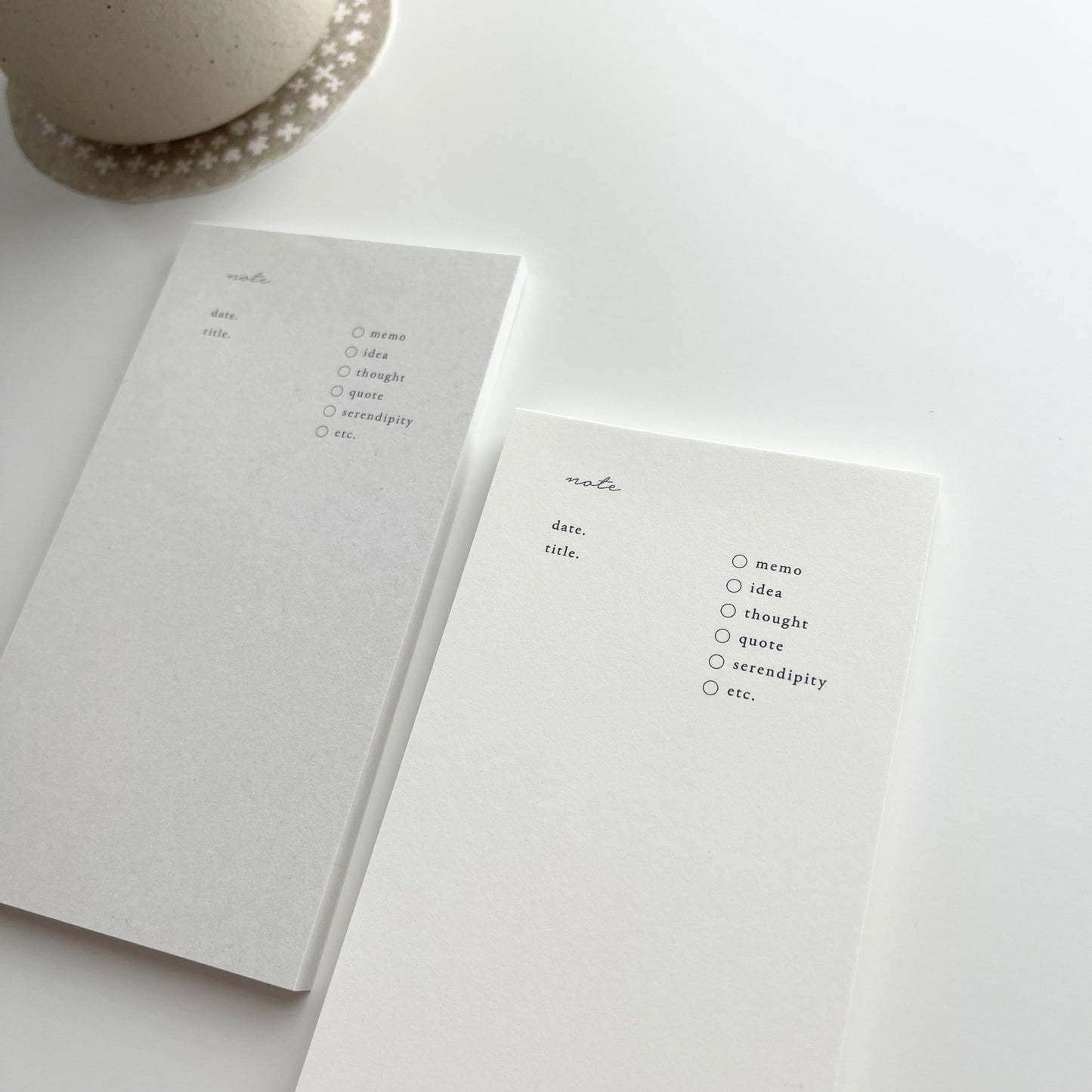 Day and Moment Memo Pad | Note