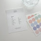 Day and Moment Mood Palette Sticker Set | Macaron