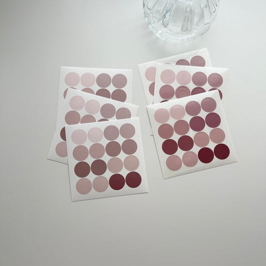 Day and Moment Mood Palette Sticker Set | Dusty Pink