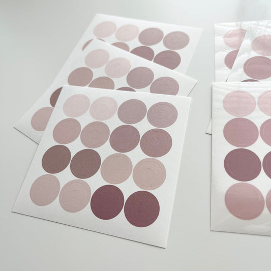 Day and Moment Mood Palette Sticker Set | Dusty Pink
