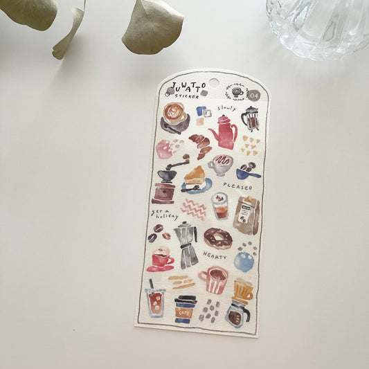 Mind Wave Juwatto Sticker | 04 Slow Days With Coffee