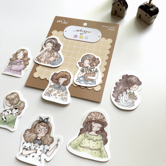 Sho Littlehappiness Whisper of Flower Sticker Pack
