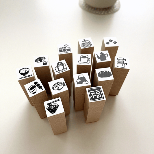 Hankodori Mini Items Rubber Stamps